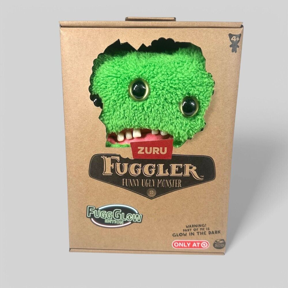Fuggler FuggGlow Reek-O Funny Ugly Monster Glow In The Dark Edition Plush ZURU - Picture 2 of 2